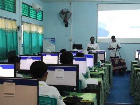 SMP NEGERI 1 ENDE SELATAN SUKSES GELAR TKA 2026, HARI PERTAM